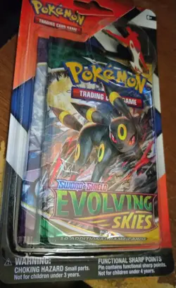 POKEMON EVOLVING SKIES/CHILLING REIGN 2 PACK CHECKLANE BLISTER LATIAS PIN - Image 2