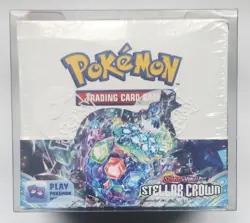 Pokemon TCG Scarlet & Violet - Stellar Crown Booster Sealed W/ Protective Box! - Image 1