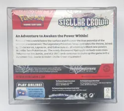 Pokemon TCG Scarlet & Violet - Stellar Crown Booster Sealed W/ Protective Box! - Image 2