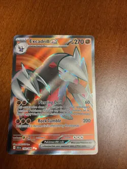 Excadrill EX 160/086 Black Bolt Ultra Rare Pokemon TCG Card - Image 1