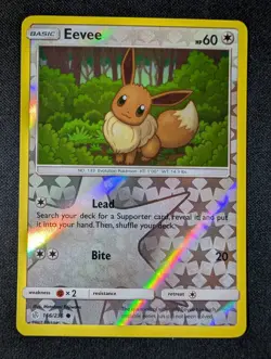 Pokemon SM - Cosmic Eclipse #166/236 Eevee NM REVERSE - Image 1
