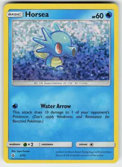 EX Promo Pokemon TCG McDonald's Collection 2018 Horsea 3/12 - Image 1