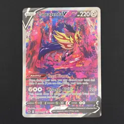 Pokemon TCG Card Zamazenta V GG54/GG70 Crown Zenith Galarian Gallery - NM - Image 1
