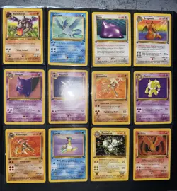 1st Ed Fossil Complete Set 16-62 Pokemon Cards Non Holo - WOTC Vintage LP+/NM - Image 1