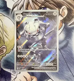 Pokemon TCG Steelix Illustration Rare 150/132 Mega Evolution - Image 3