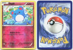 Marill 76/114 Common Steam Siege Pokemon Reverse Holo HP - Image 3