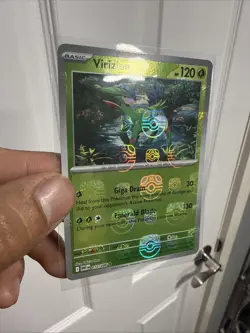 Virizion (Master Ball Pattern) 010/086 SV: White Flare - Pokemon Card - NM - Image 1