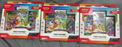 Pokemon TCG First Partner Illustration Collection Series 2 Promo 3Box Lot - Image 1