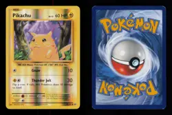 REVERSE HOLO PIKACHU COMMON 35/108 LP POKEMON - Image 3