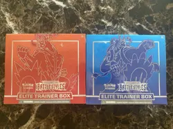 2021 SEALED Pokemon Battle Styles Elite Trainer Box ETB Sword & Shield Lot of 2 - Image 1