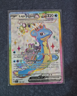 Pokemon TCG Lapras ex 158/142 Scarlet & Violet Special Illustration Rare Holo - Image 1