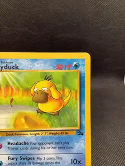 Pokemon Fossil Psyduck 1st edition 53/62 NM NEVER PLAYED - Image 3
