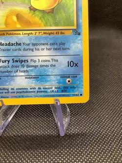 Pokemon Fossil Psyduck 1st edition 53/62 NM NEVER PLAYED - Image 4
