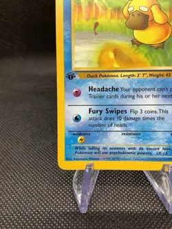 Pokemon Fossil Psyduck 1st edition 53/62 NM NEVER PLAYED - Image 5