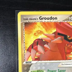 The Pokemon Company Pokemon TCG Team Magma's Groudon 9/95 non Holo 2004 - Image 2