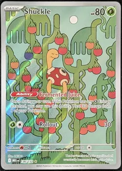 Shuckle 136/132 IR Illustration Rare Mega Evolution Pokemon Card NM - Image 1