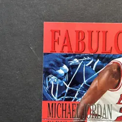 1995-96 Fleer Ultra Michael Jordan Fabulous Fifties #5 Chicago Bulls NBA - Image 2