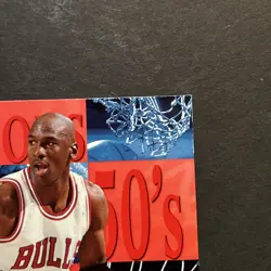 1995-96 Fleer Ultra Michael Jordan Fabulous Fifties #5 Chicago Bulls NBA - Image 5