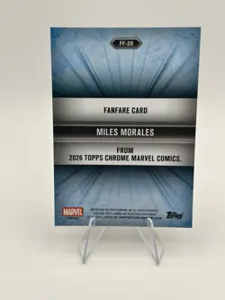 2026 Topps Chrome Marvel Comics Miles Morales Fanfare #FF-29 - Image 2