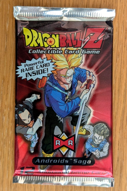 ANDROIDS SAGA ~ DRAGONBALL Z CCG ~ Sealed Booster Pack (Trunks) SCORE!! - Image 1