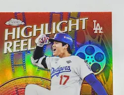 2026 Topps Series 2 Chrome Shohei Ohtani Highlight Reel Insert HR-1 LA Dodgers - Image 5