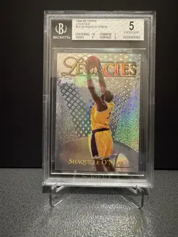 Topps Legacies Shaquille O'Neal 1998-99 Lakers NBA Vintage Card Lot of 2 - Image 1