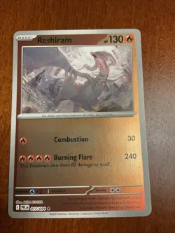 Reshiram 017/094 Phantasmal Flames Reverse Holo Rare Pokemon TCG Card - Image 1
