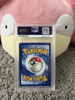 1999 POKEMON FOSSIL 1ST EDITION #55 SLOWPOKE PSA 9 - Image 2