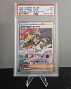 Pokemon TCG Iris's Fighting Spirit 292/217 Special Illustration Rare - PSA 10 - Image 1