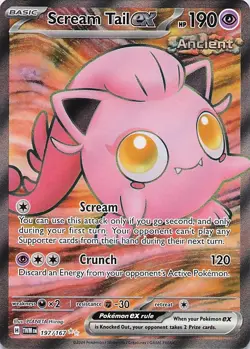 Scream Tail ex - Pokemon Holo Ultra Rare 2024 Twilight Masquerade 197/167 NM - Image 1
