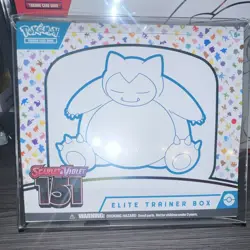 Pokemon TCG Scarlet & Violet 151 Elite Trainer Box Snorlax 9 Packs English 2023 - Image 1