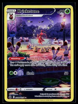 Kricketune GG02/GG70 Holo Crown Zenith Galarian Gallery Trainer Gallery Rare LP - Image 1