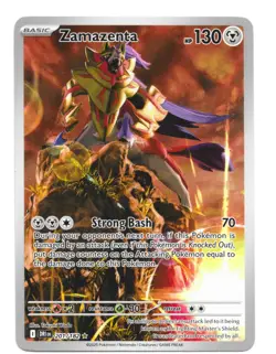 Pokemon - Zamazenta 201/182 IR 10: Destined Rivals Ultra Rare Holo - NM - Image 2