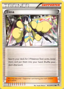 Elesa RC20/RC25 Holo Legendary Treasures: Radiant Collection Pokemon Holo LP - Image 1