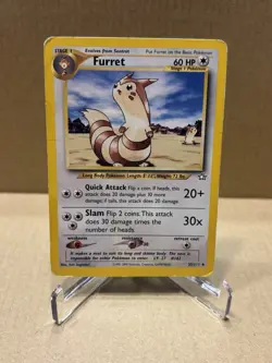 Pokemon Furret 35/111 Neo Genesis Uncommon Stage 1 60 HP Regular English Card - Image 1