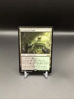 Overgrown Tomb Magic: The Gathering Land Rare Regular mtg - Image 1