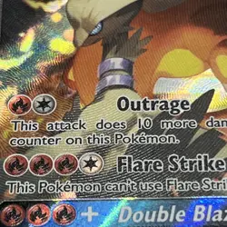 Pokemon TCG Reshiram & Charizard GX SM201 Black Star Promo Tag Team Holo Card - Image 4