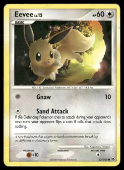 Eevee 63/100 Common Majestic Dawn Pokemon MP - Image 1