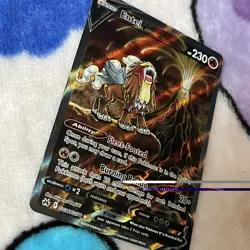 Pokemon TCG Entei V GG36/GG70 Crown Zenith Galarian Gallery Holo 230HP - Image 3