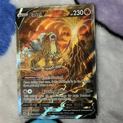 Pokemon TCG Entei V GG36/GG70 Crown Zenith Galarian Gallery Holo 230HP - Image 4