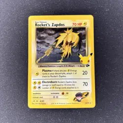 ROCKET'S ZAPDOS 15/132 holo CELEBRATIONS: CLASSIC COLLECTION Pokemon Holo NM - Image 1