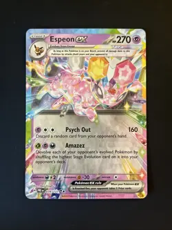 Espeon ex 034/131 Prismatic Evolutions NM Pokemon - Image 1