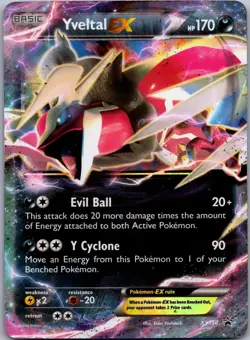Yveltal EX (Shiny) XY150 Holo Promo XY Promo Pokemon LP - Image 1