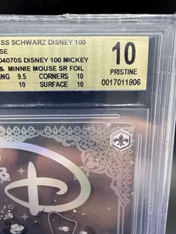 Weiss Schwarz Disney 100 - Mickey & Minnie Mouse Gold Stamp - BGS 10 - Image 3
