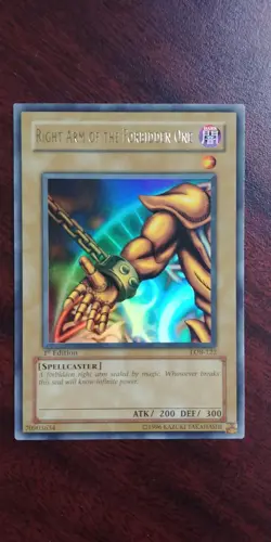 Exodia Right Arm Of The Forbidden One - 1st Edition - NEAR MINT CONDITION - Image 3