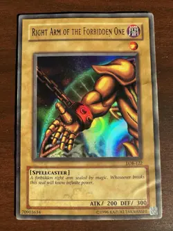 Yu-Gi-Oh! RIGHT ARM OF THE FORBIDDEN ONE - LOB-122 - ULTRA RARE - Image 1