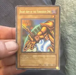 Konami Right Arm of the Forbidden One LOB-122 1st Ed Ultra Rare 200/300 - Image 1