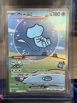 Pokemon Cards Paldean Fates Mew ex (Bubble Mew) 232/091 SIR - Image 2