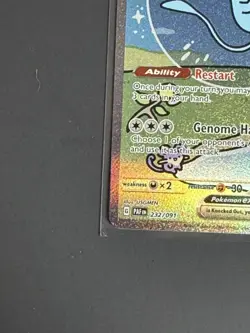 Pokemon Cards Paldean Fates Mew ex (Bubble Mew) 232/091 SIR - Image 4