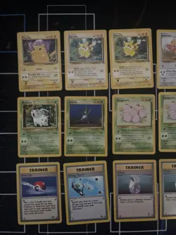 Pokemon Tcg Vintage Non Holo Bundle Base/Jungle x15 Cards MP-HP - Image 2